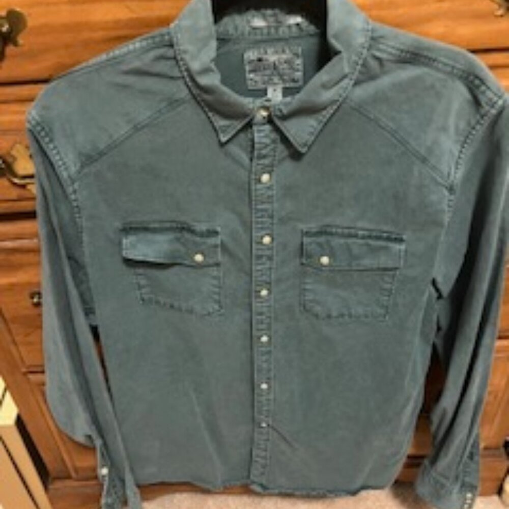 Lucky Brand Snap L/S Shirt  Size M  Classic Fit - Picture 3 of 8